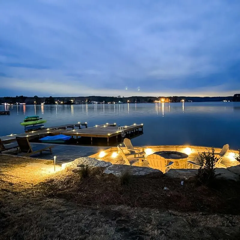 Eagles Nest on Lay Lake Firepit