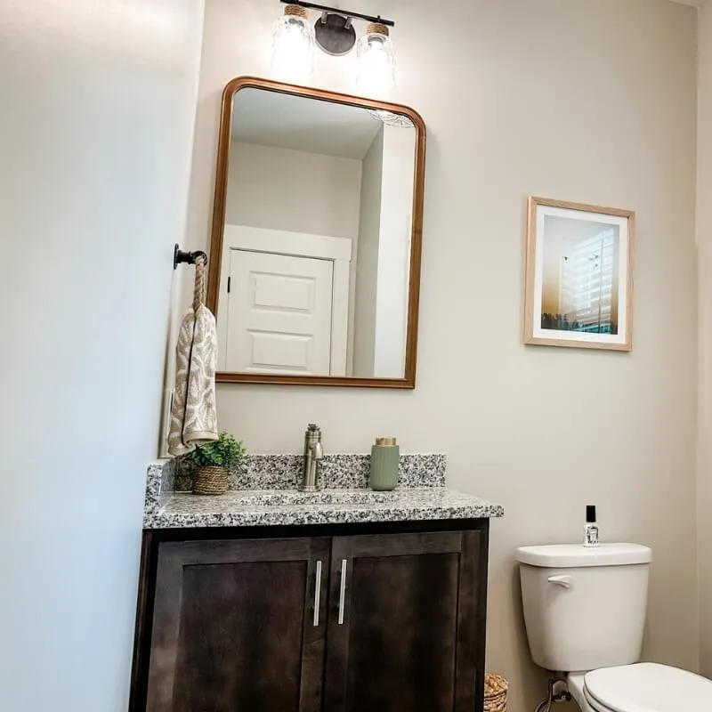 downstairs half bath powder room lay lake