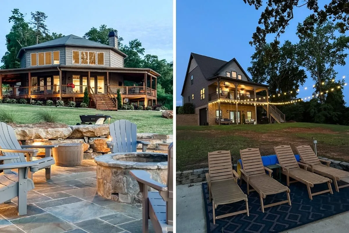 Eagles Nest on Lay Lake - Octagon Shaped Vacation Rental Lake Home in Shelby, Alabama