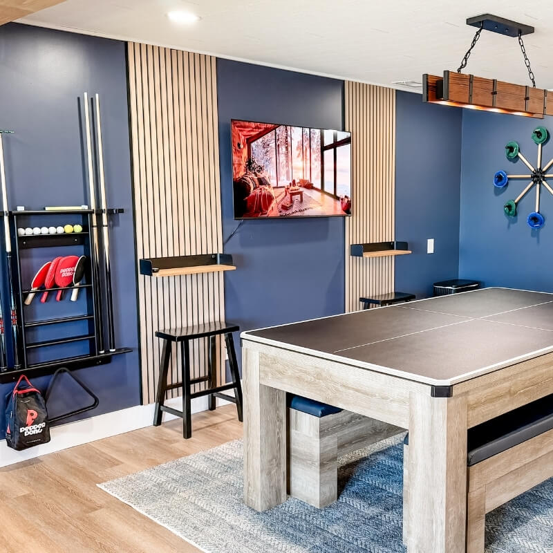 mallards nest game room ping pong and pool table vrbo rental alabama