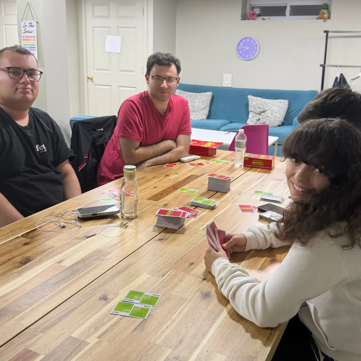 Adults participating in the Friendship Confidence™ Program for young adults and adults learning social confidence, communication, and friendships.