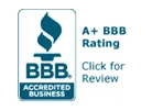Check our A+ Better Business Bureau Rating