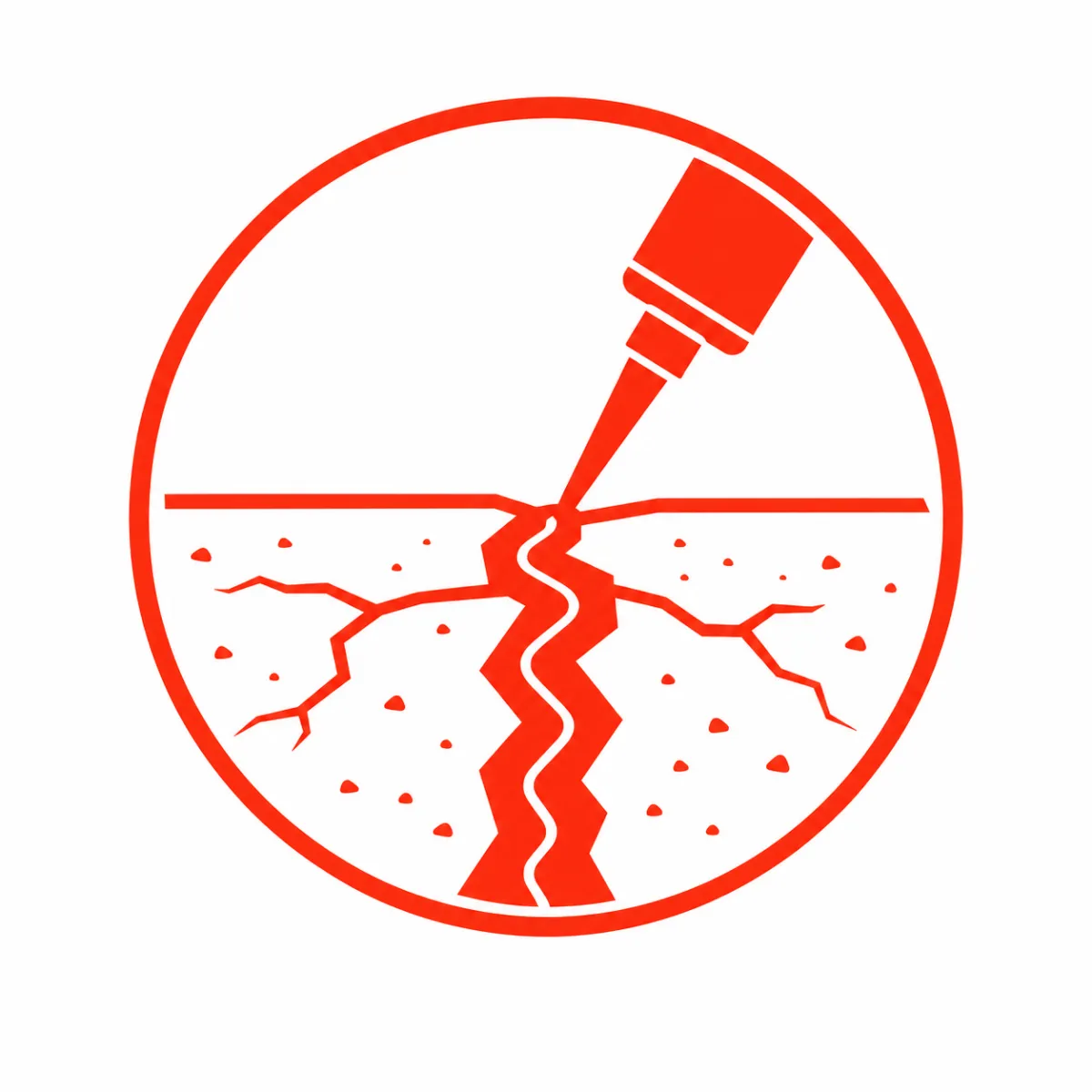 Crack Filling M&B Asphalt Repair