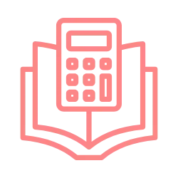 Icon symbolizing accountants and bookkeepers in the Simple Business School™, helping entrepreneurs manage finances and bookkeeping