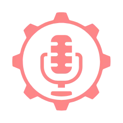 Icon symbolizing podcast managers in the Simple Business School™, assisting in launching, producing, and marketing podcasts for business growth