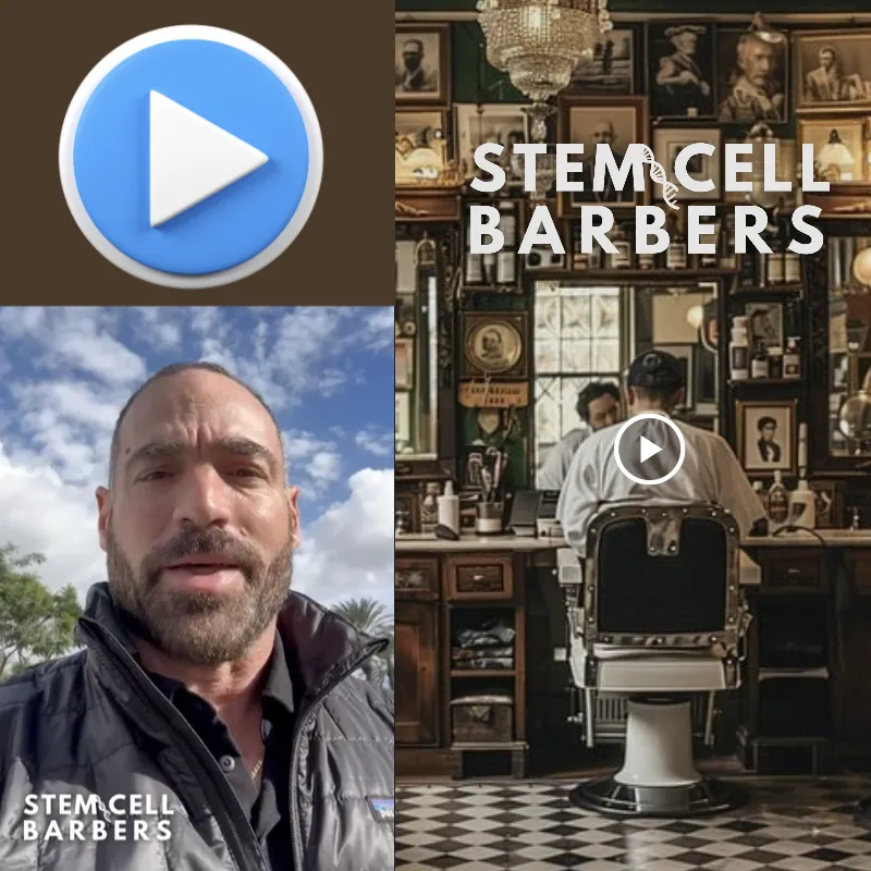 man holding white hair trimmer