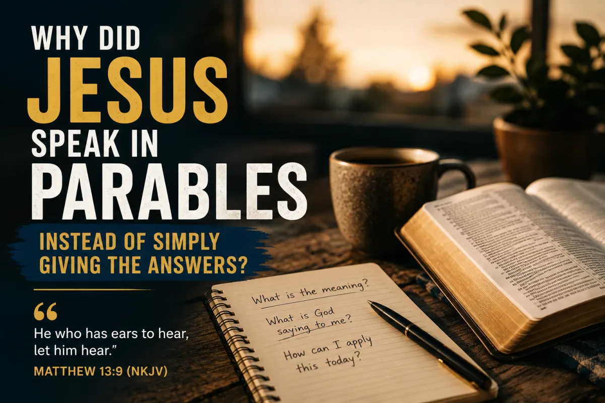 Why Did Jesus Speak in Parables Instead of Simply Giving the Answers?
