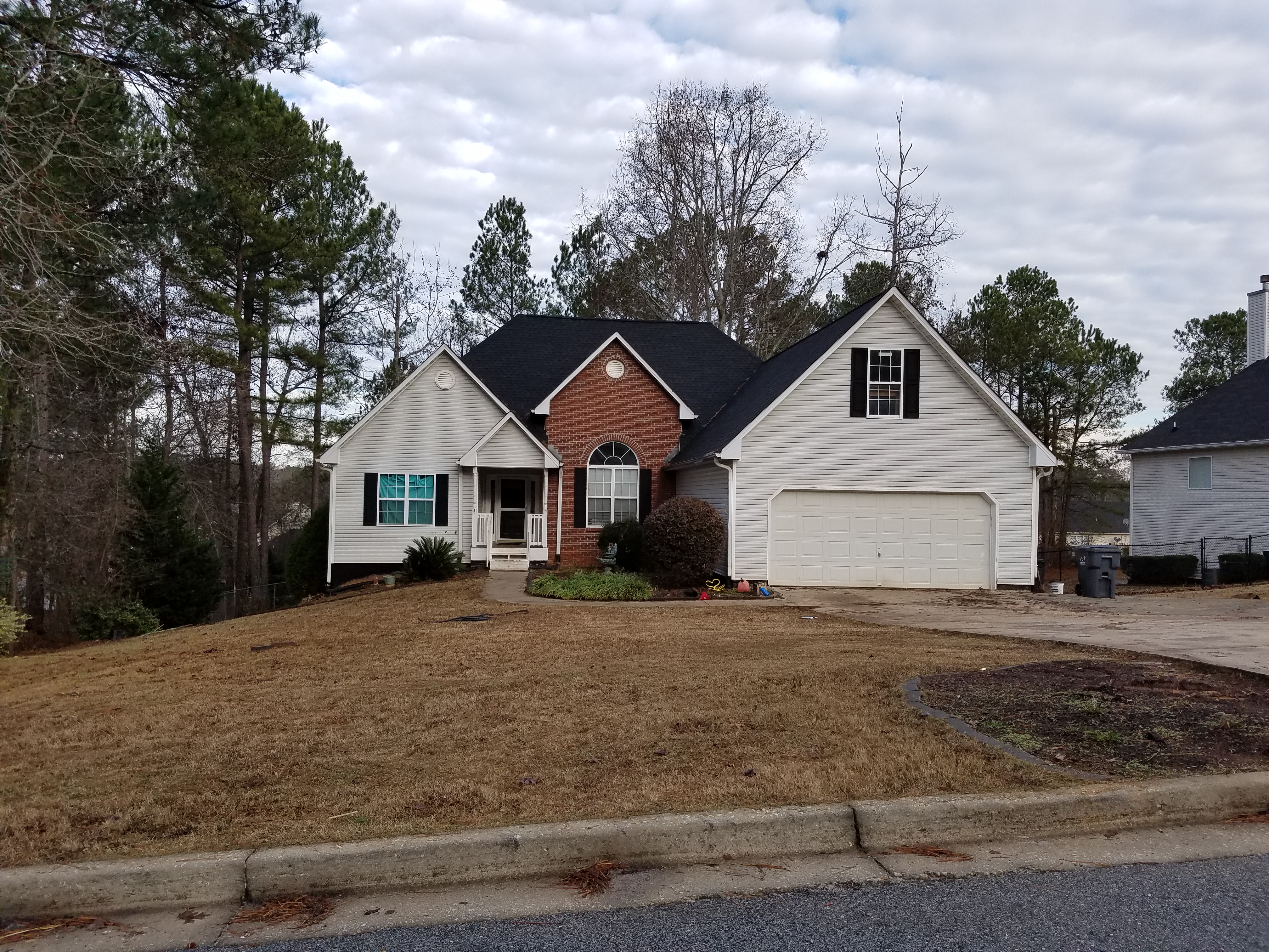 We bought this Georgia home for cash in as is condition.