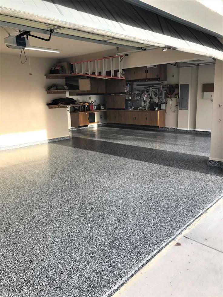 Garage Epoxy Installment