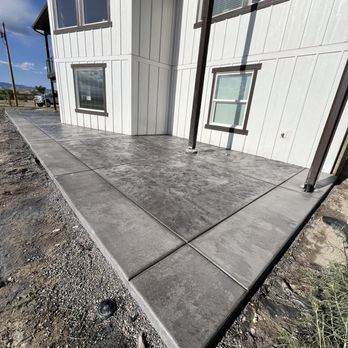 Grand Junction Concrete builds and installs stamped Concrete