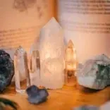 Different crystals used in a Quantum Regression and Integration Therapy session.