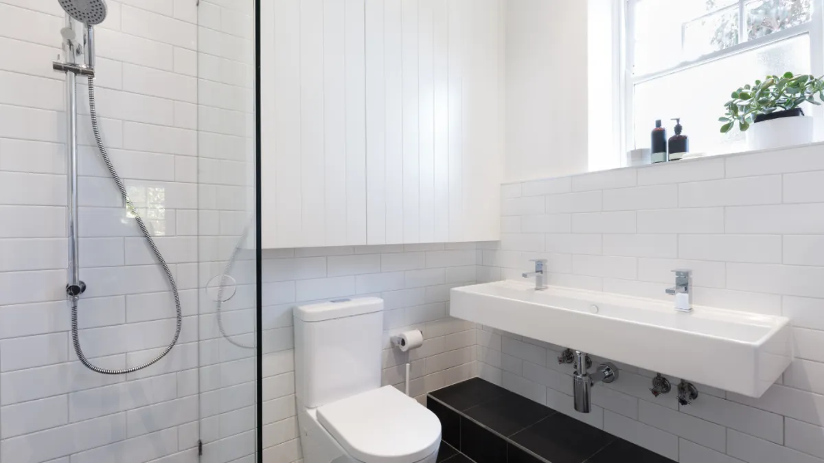 Professional bathroom remodel in Austin Precision with soaking tub, double vanity, and stylish fixtures