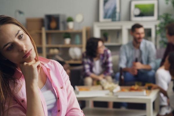 woman who feels left out
