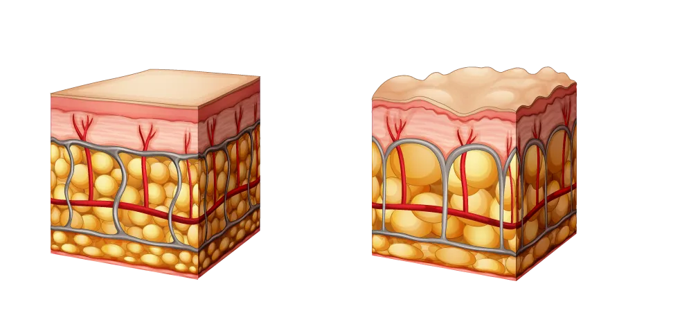 Cellulite Skin Diagram