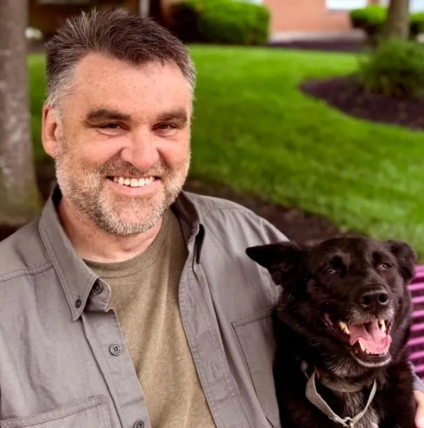 Boxer in Black and White