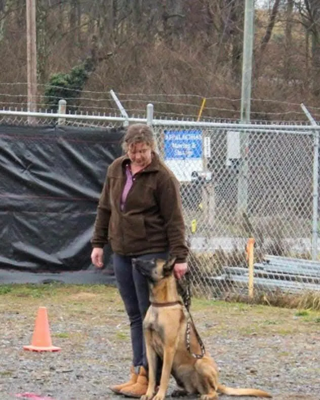 dog trainer and dog