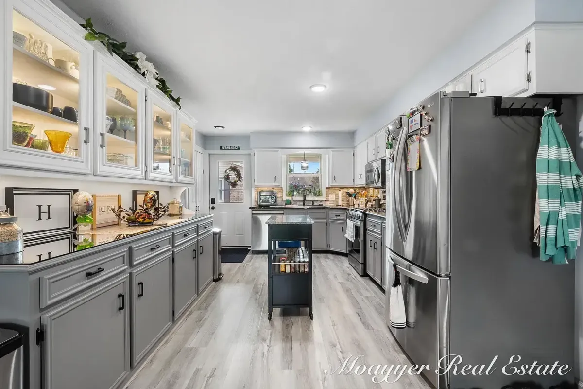 Full kitchen remodel with new flooring