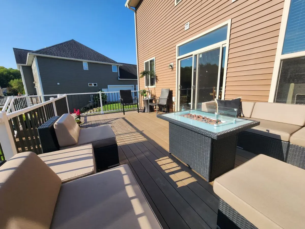 Custom deck build in grand rapids