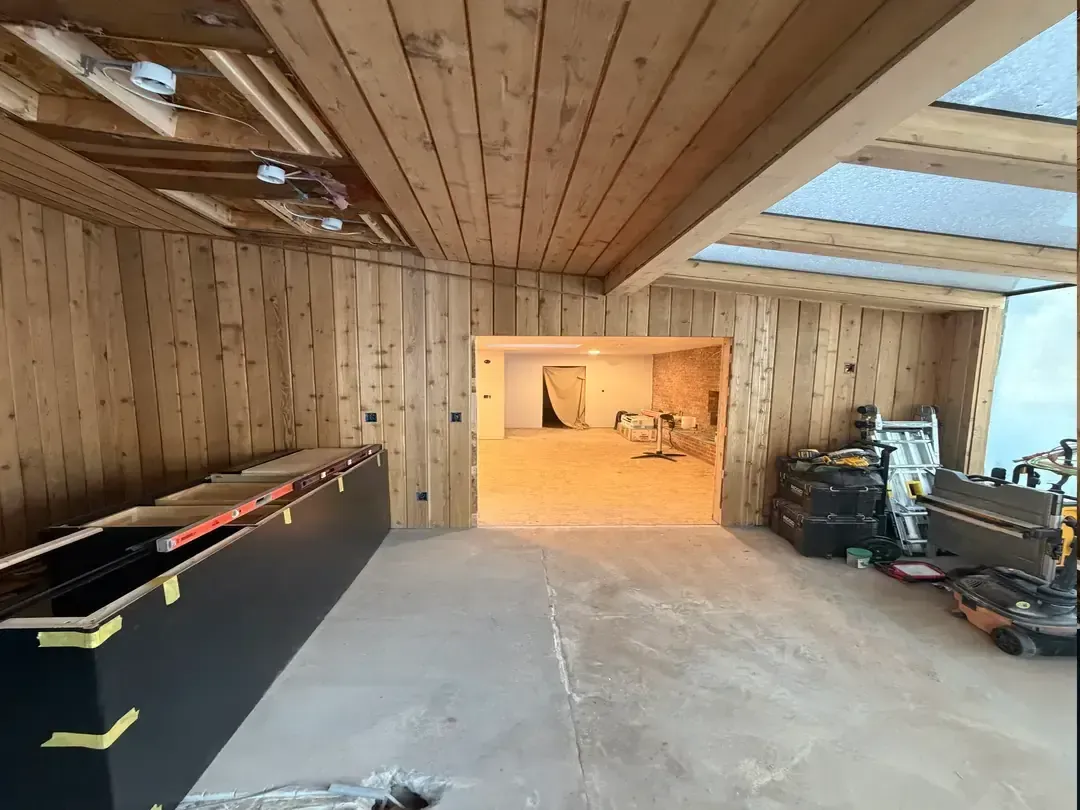 interior remodel mid-process