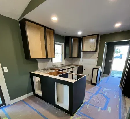 remodel entryway living room