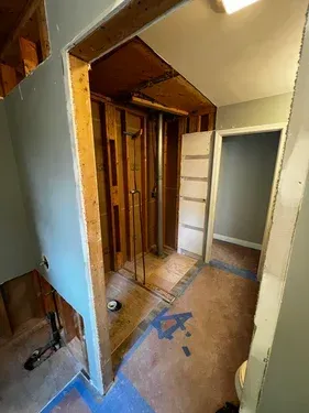 new flooring installation