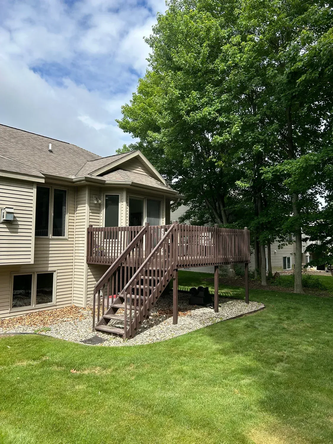 old deck before it was removed
