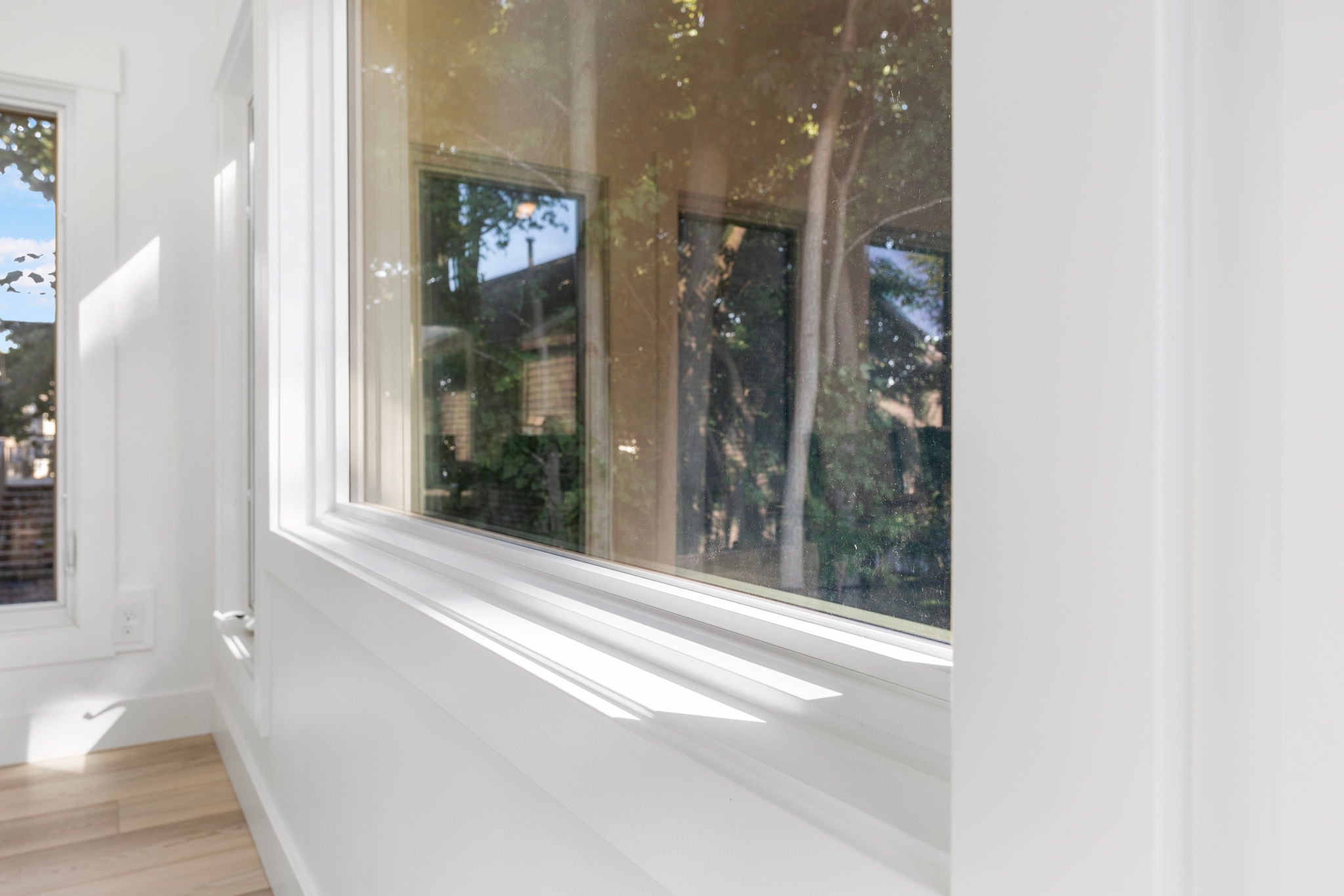 window inside home addition