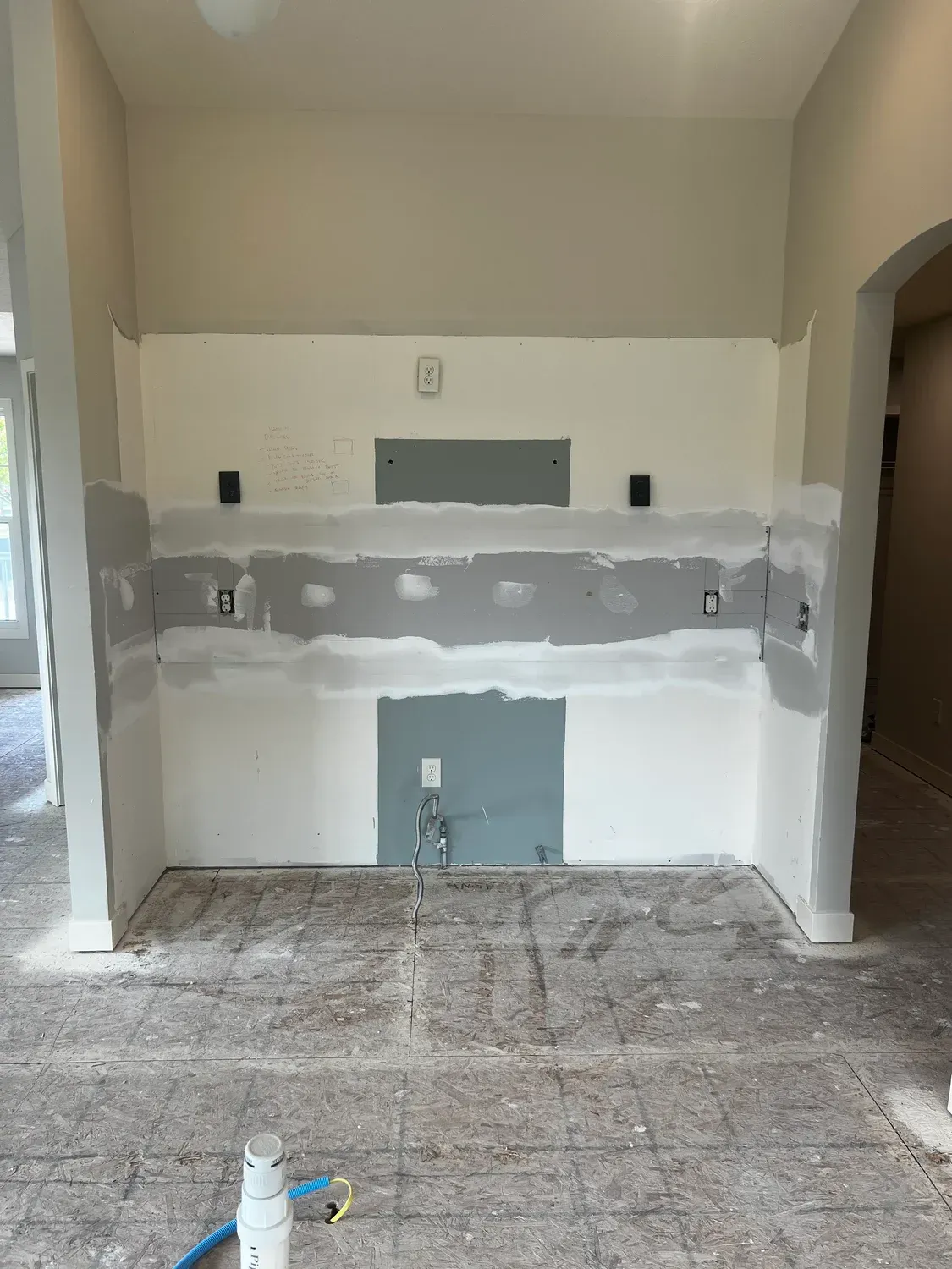 new electrical run for appliances