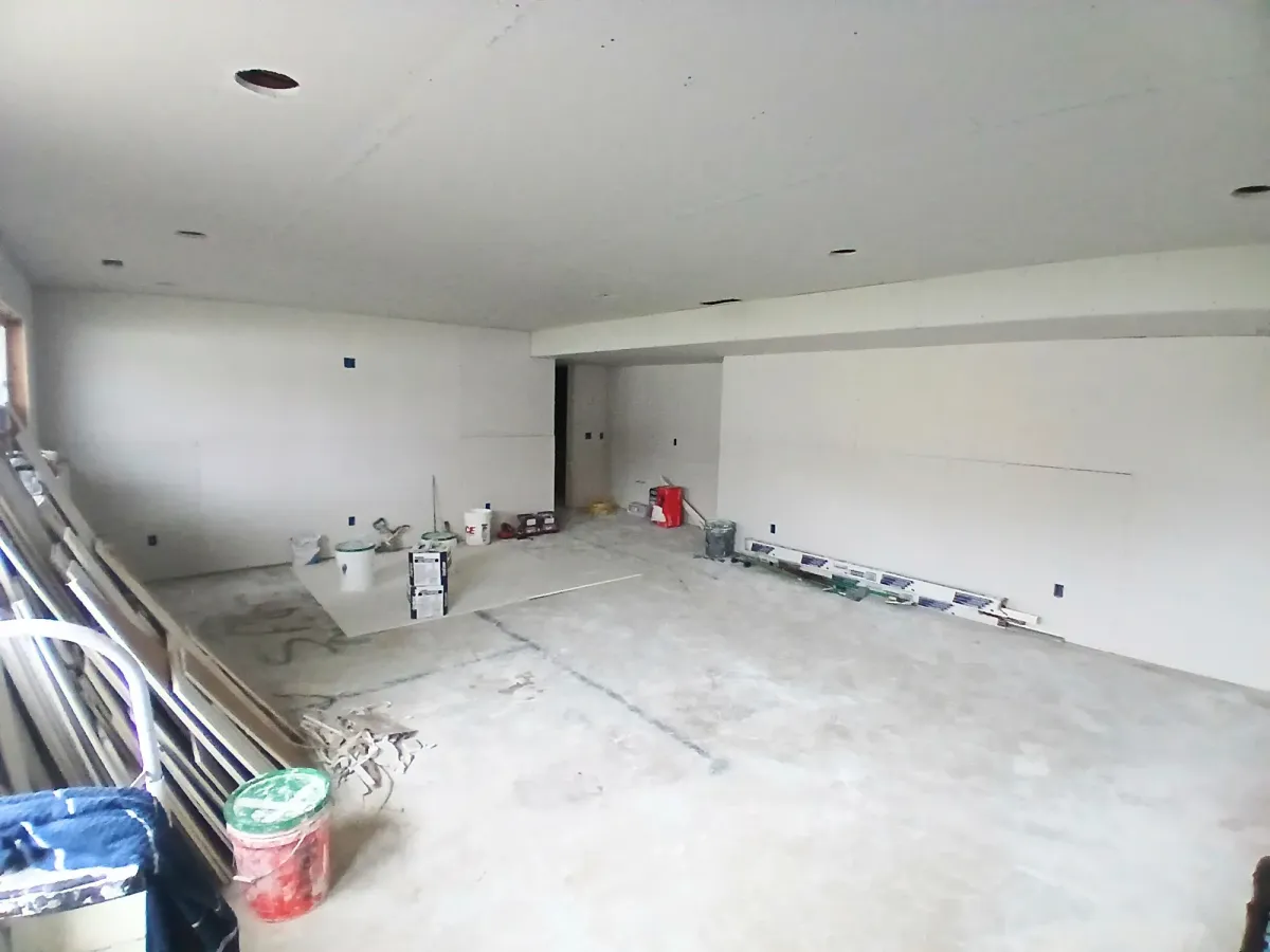 Dry wall installation for basement remodel in grand rapids