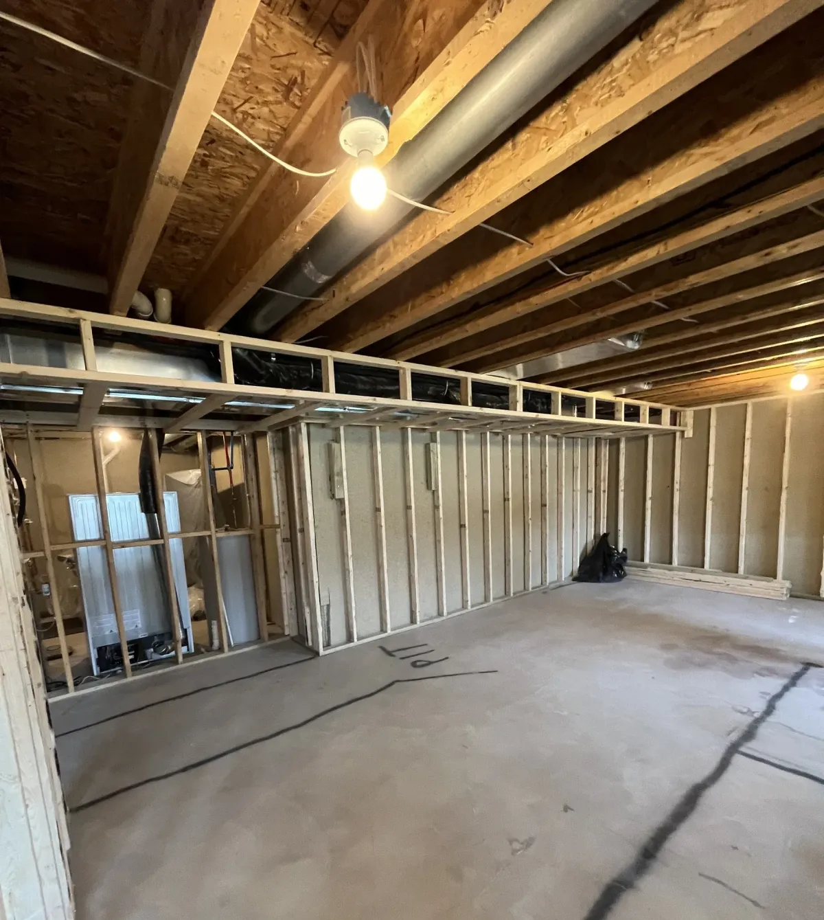 framing work for basement finish in grand rapids, MI