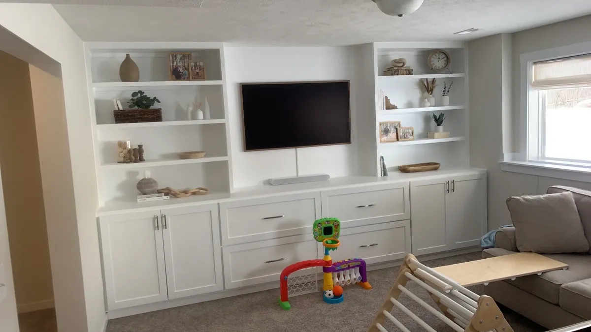 basement family room renovation