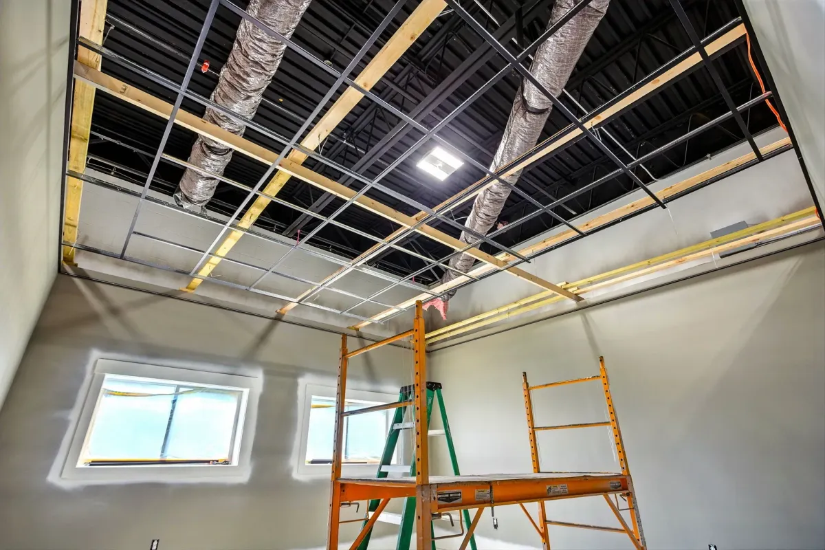 commercial office space remodeling project in Grand Rapids, MI