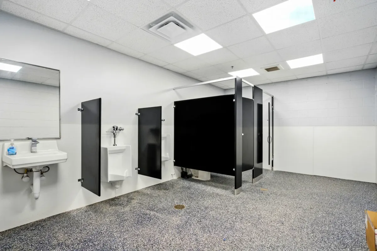 Commercial restroom remodel