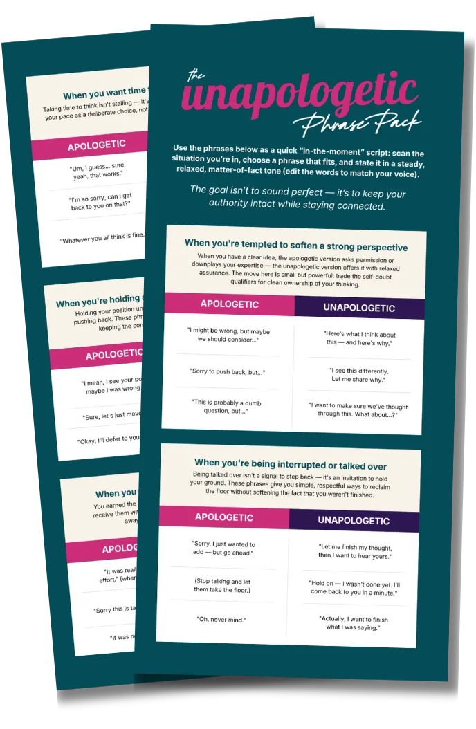 Unapologetic Phrase Pack