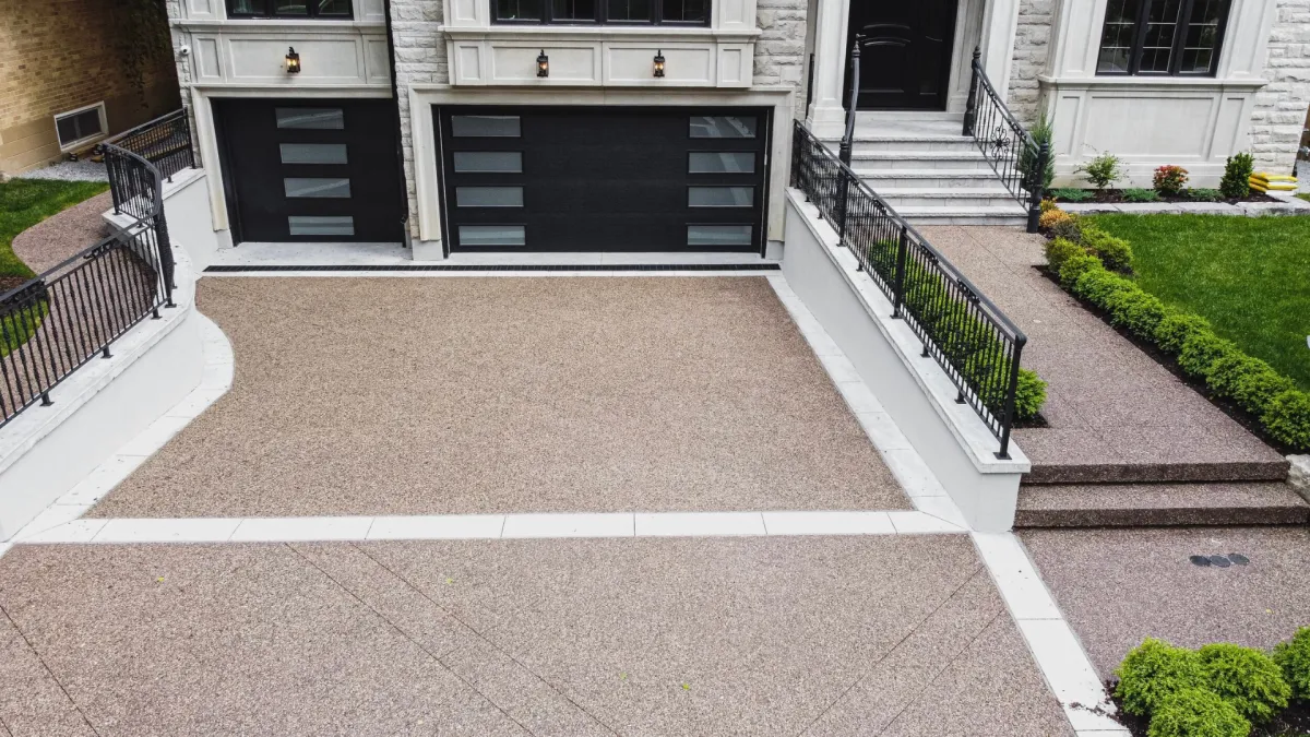 Jackson Concrete Pros builds and installs driveways.