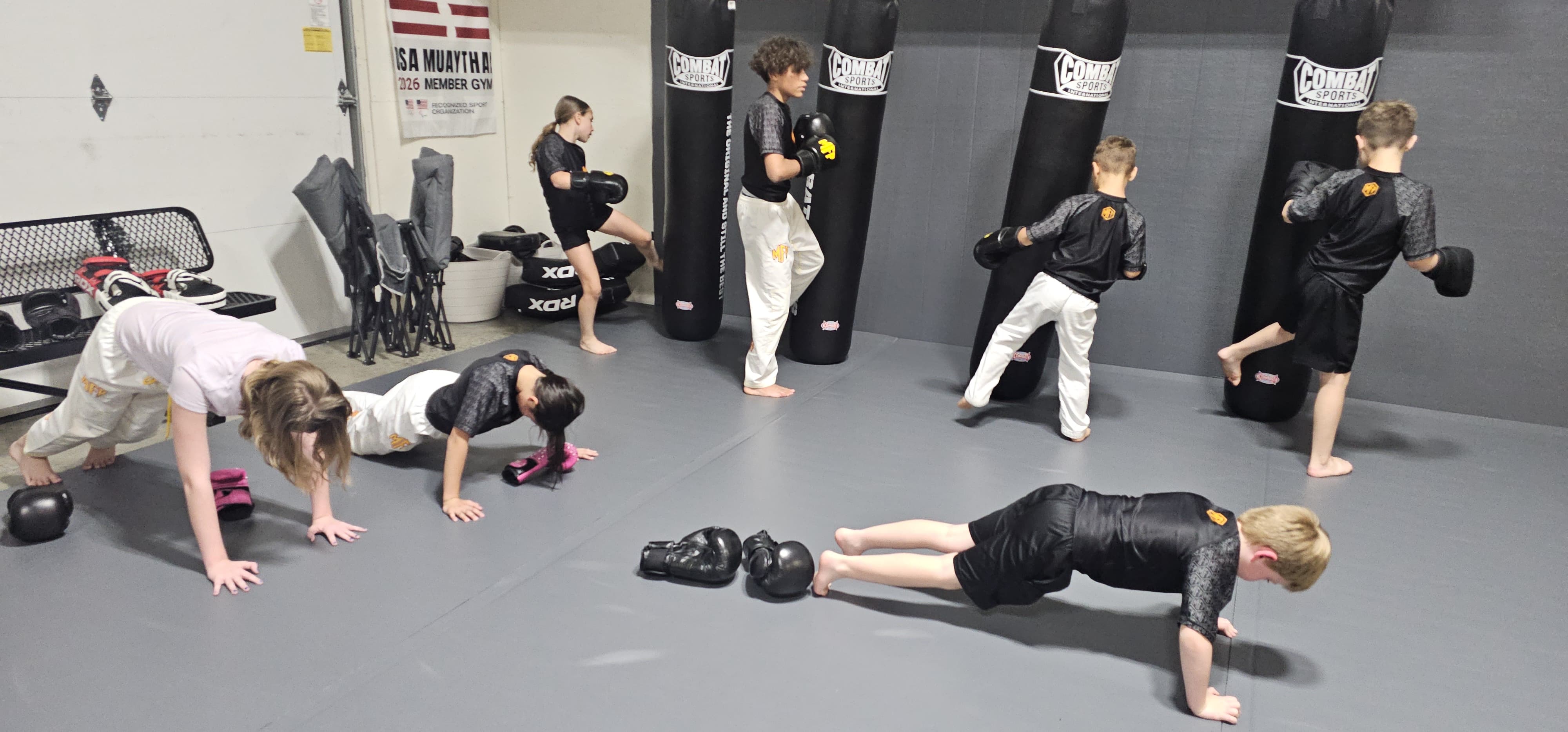 Muay Thai striking training