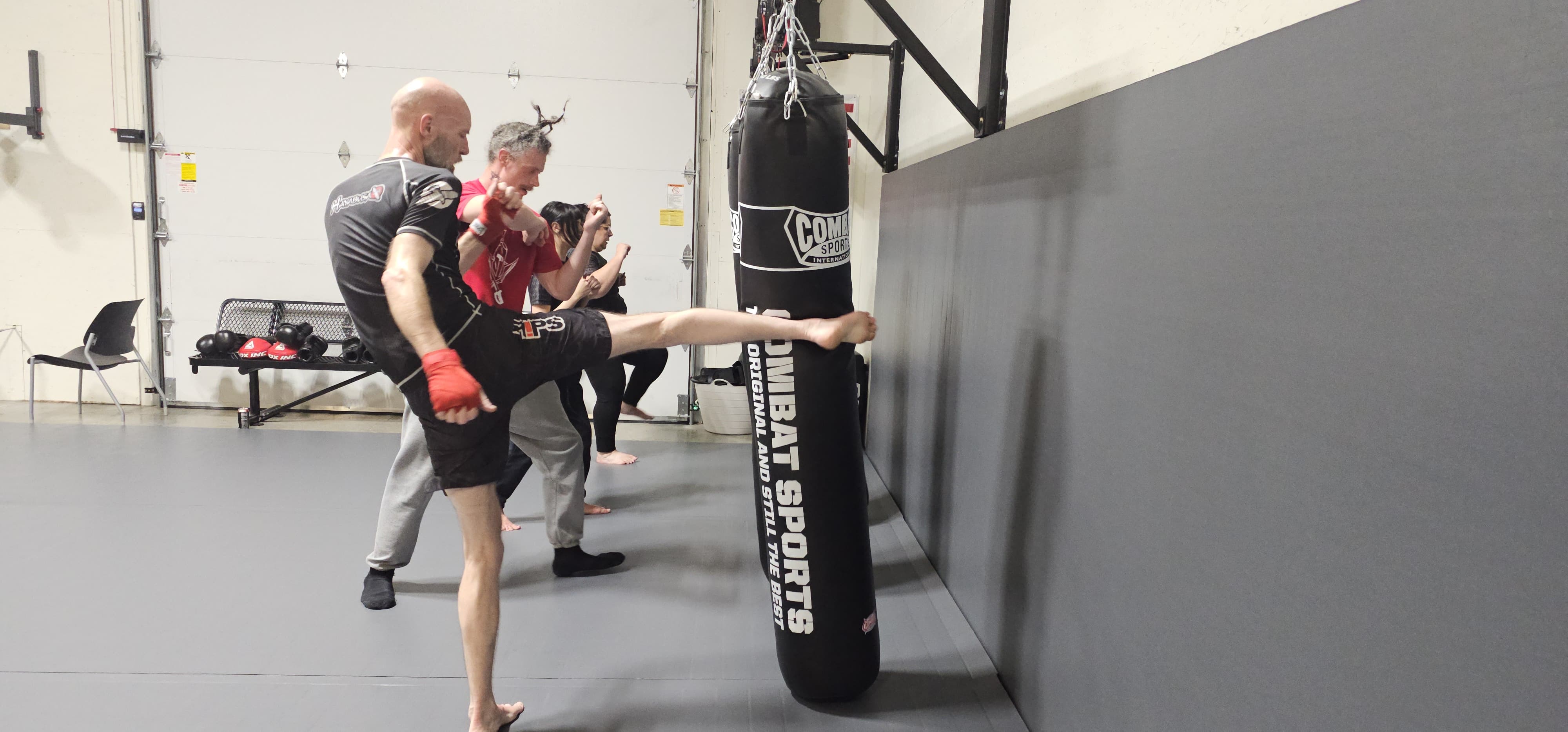 Self-defense training at MFP Academy