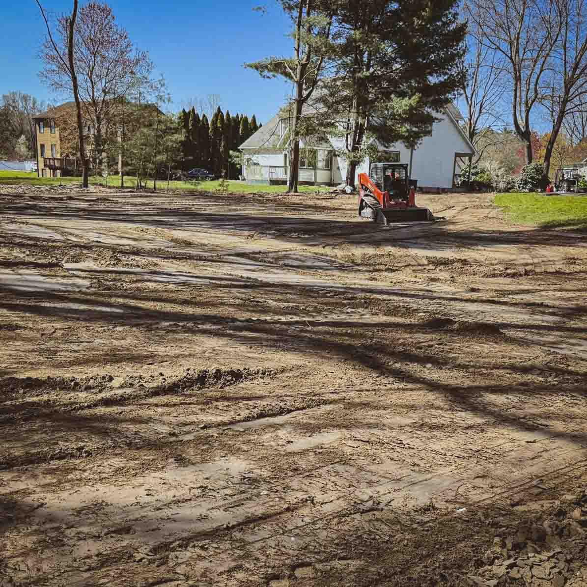 Expert land grading services in Connecticut, providing precise leveling and reshaping of your land for construction, landscaping, or foundation preparation. We ensure a stable and even surface for your projects.