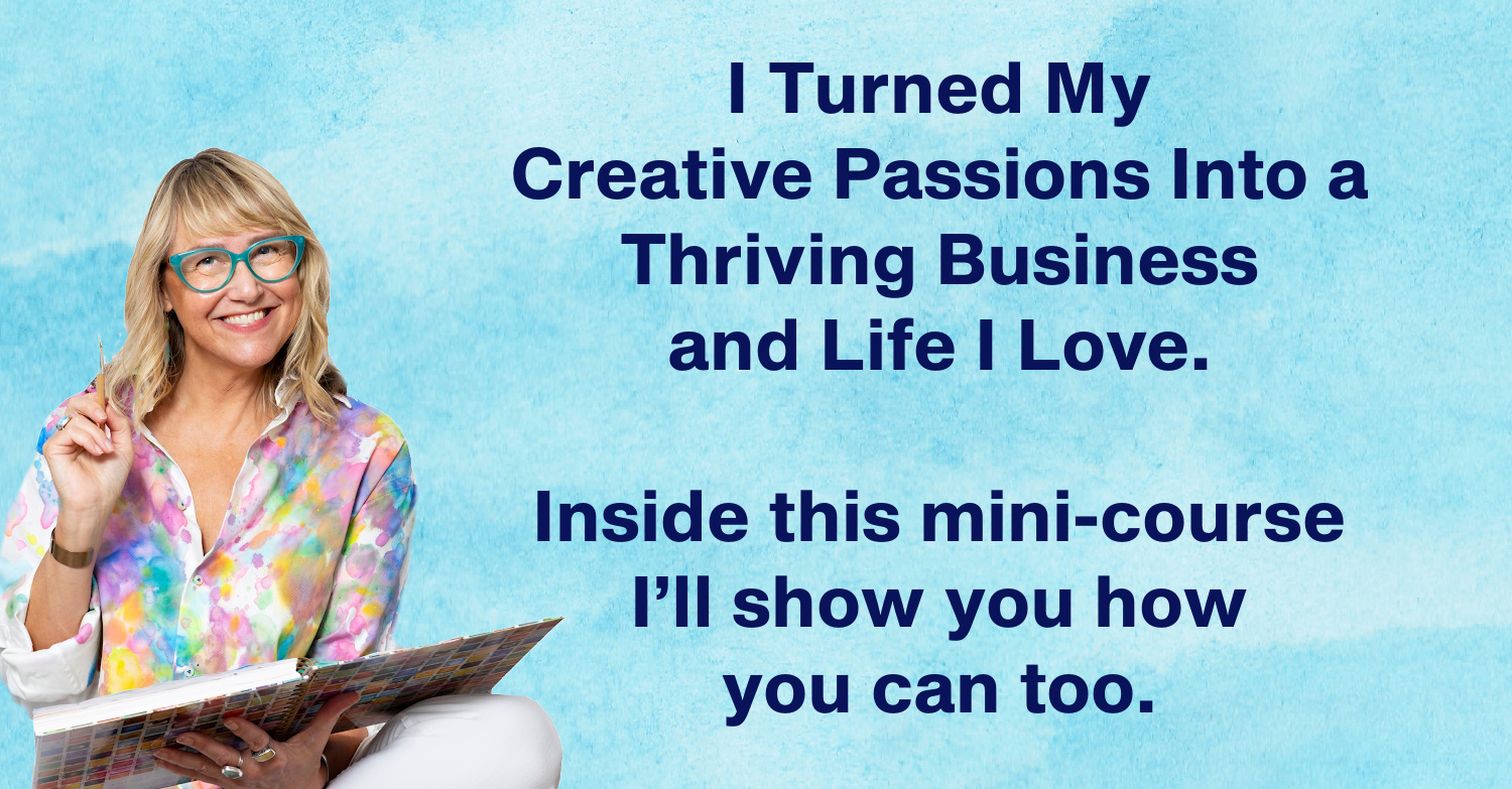 I turned my creative passions into a full-time, mortgage-paying career I love. Inside this mini-course I'll show you how you can too.