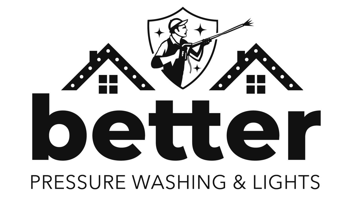 Better pressure washing & lights logo