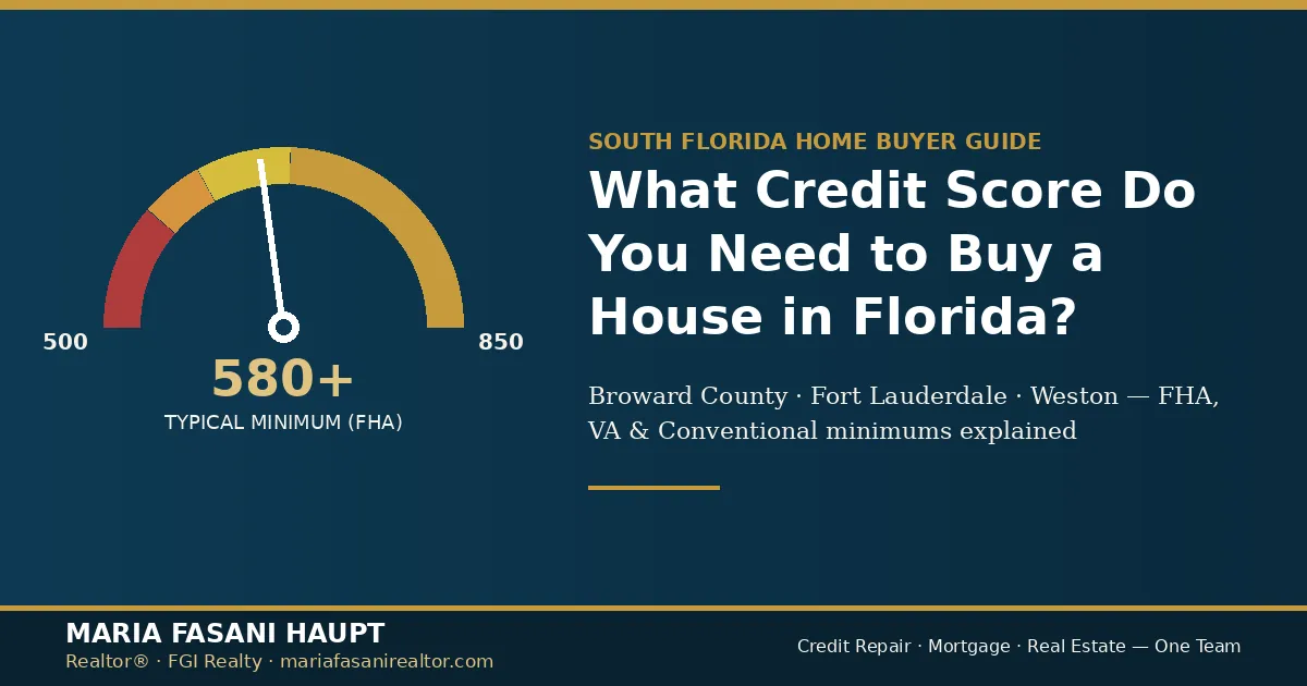 What Credit Score Do You Need to Buy a House in Florida? (2026 Guide)