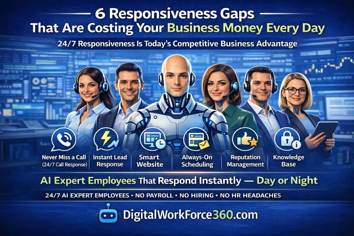 6 Responsiveness Gaps That Ar Costing Your Business Money Every Day