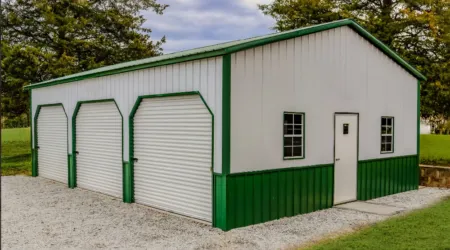 Custom steel warehouse built by Fort Worth Metal Building in Fort Worth, Texas