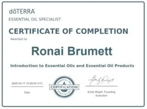 Doterra Certification