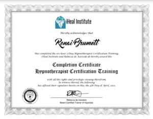 Hypnotherapy Certification