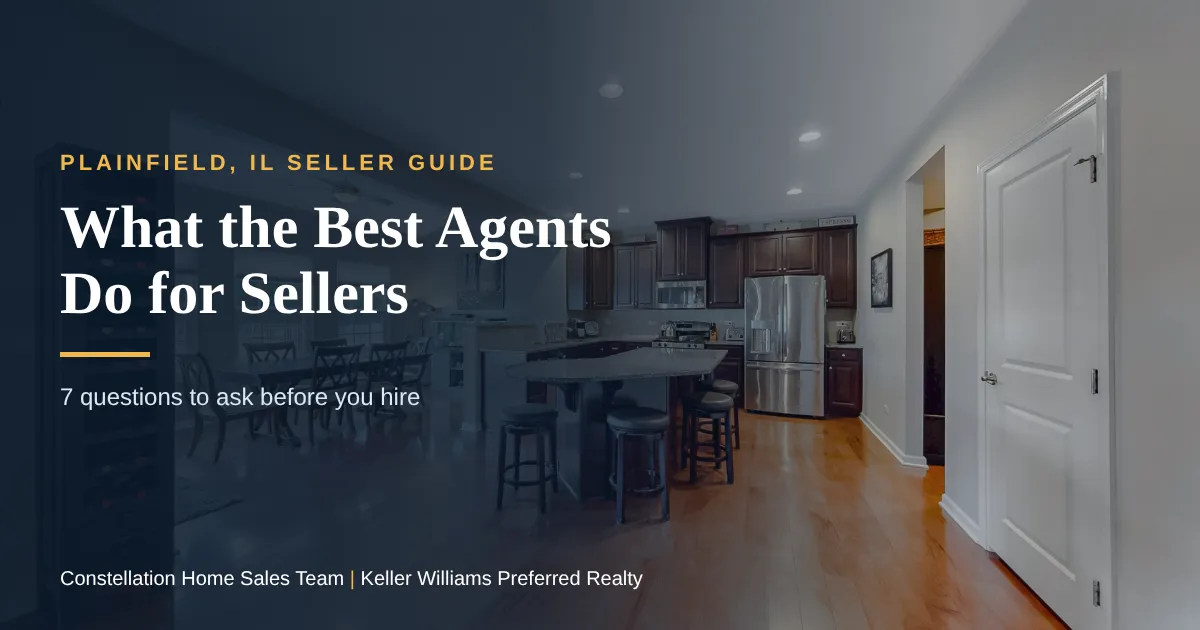 What the Best Real Estate Agents in Plainfield Do for Sellers