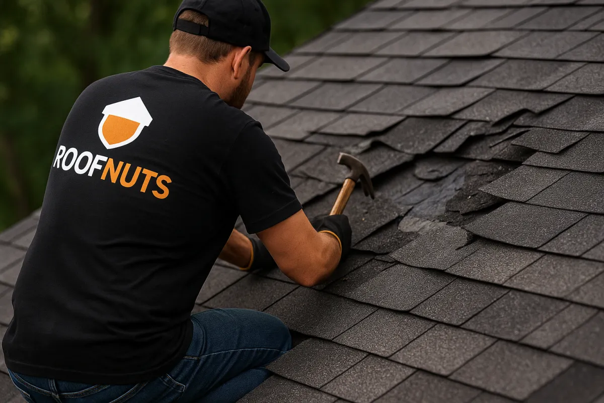 Colorado roofer sealing flashing during preventative repair
