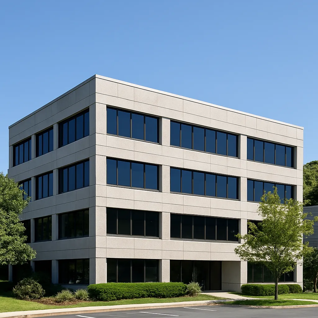 Colorado flat roof with reflective TPO surface reducing heat gain