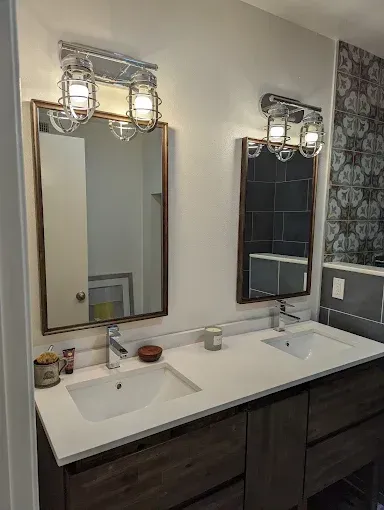 Custom bathroom remodel by Finest City in San Diego