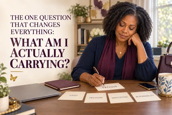 The One Question That Changes Everything: What Am I Actually Carrying?